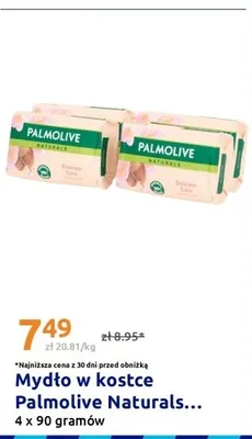 Mydło w kostce Palmolive Naturals Delicate Care 4-pak 90g promocja w Action
