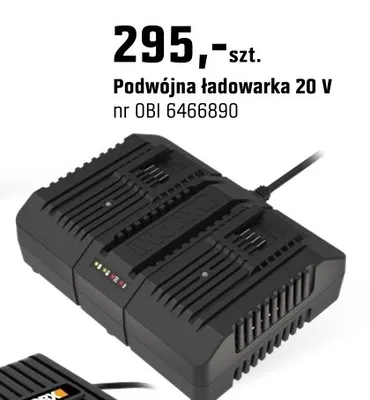 Podwójna ładowarka 20 V promocja w OBI