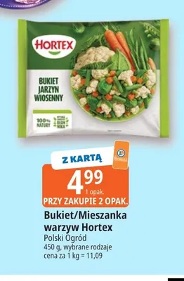 Bukiet warzyw Hortex promocja w Leclerc