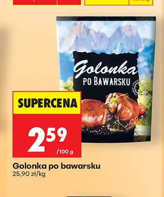 Golonka po bawarsku promocja w Biedronka