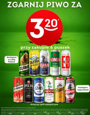 Piwo Okocim promocja w Żabka