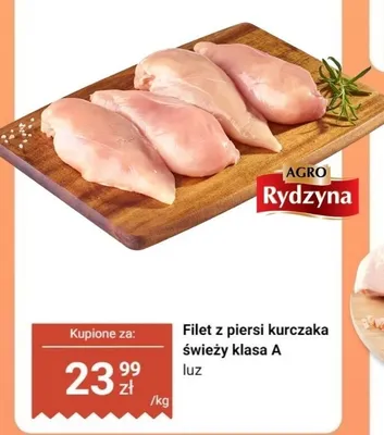 Filet z piersi kurczaka świeży klasa A luz Agro Rydzyna promocja w Dino