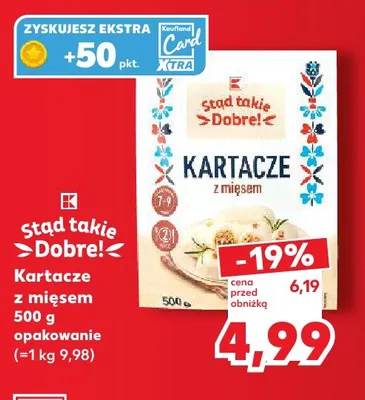 Kartacze z mięsem Stąd Takie Dobre! promocja w Kaufland