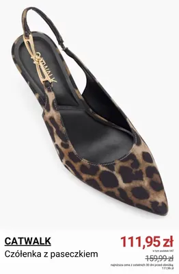 Czółenka z paseczkiem Catwalk promocja w Deichmann