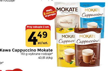 Kawa Cappuccino Mokate promocja w Społem Częstochowa