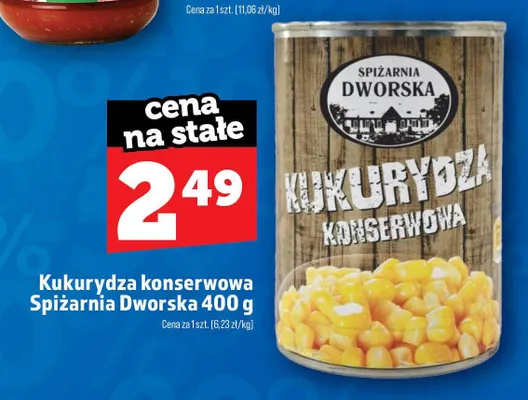 Kukurydza konserwowa Spiżarnia Dworska promocja w TOPAZ