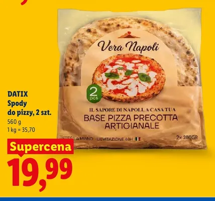 Spody do pizzy Datix Vera Napoli 2-pak promocja w Lidl