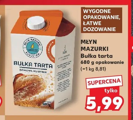 Bułka tarta Młyn Mazurki promocja w Kaufland