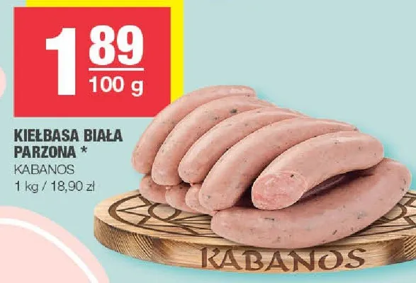 Kiełbasa biała parzona promocja w SPAR