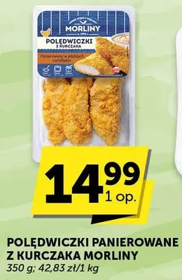 Polędwiczki panierowane z kurczaka Morliny promocja w Groszek