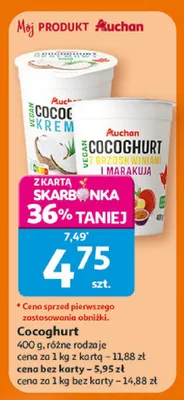 Cocoghurt Auchan promocja w Auchan