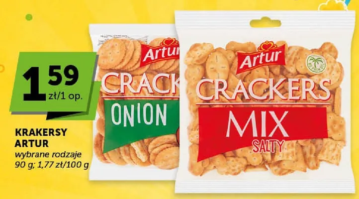 Krakersy Artur Mix Salty promocja w ABC
