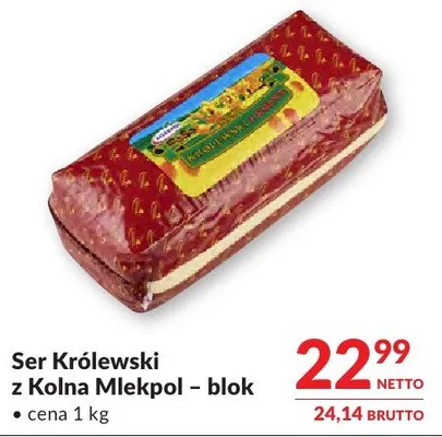 Ser Królewski Kraina Mlekpol - blok promocja w Makro