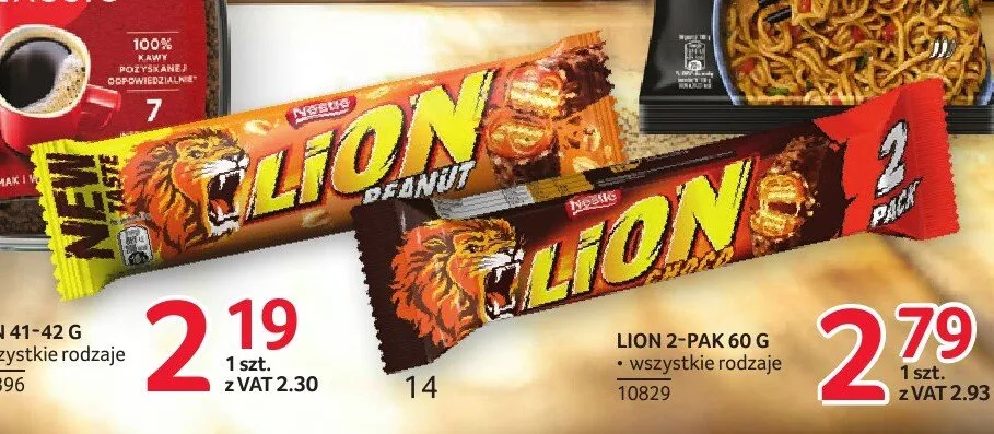 Baton Lion promocja w Selgros