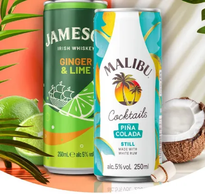 Ginger Lime Irish Whiskey cocktail promocja w Żabka