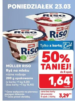 Ryż na mleku różne rodzaje promocja w Kaufland