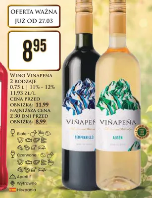 Wino Vinapena Airen promocja w Dino