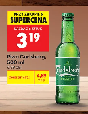 Piwo Carlsberg promocja w Biedronka