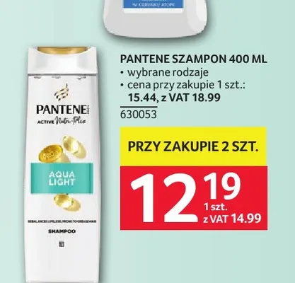 Szampon Pantene promocja w Selgros