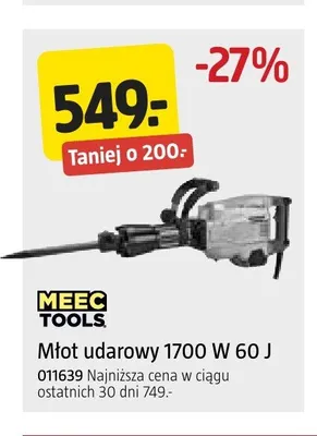 Młot udarowy Meec Tools promocja w Jula