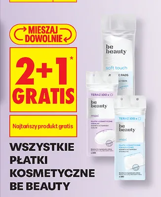 Płatki kosmetyczne Be Beauty promocja w Biedronka