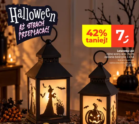 Latarenka LED wys. 24 cm promocja w Dealz