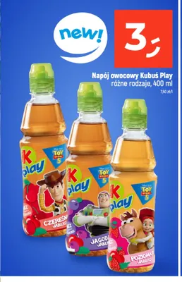 Napój owocowy Kubuś Play jagoda jabłko promocja w Dealz