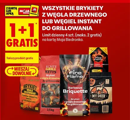 Węgiel drzewny My Deer promocja w Biedronka