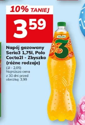 Napój gazowany Seria3 Polo Coctazi - Zbyszko (różne rodzaje) promocja w Hitpol