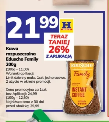 Kawa rozpuszczalna Eduscho Family promocja w Hitpol