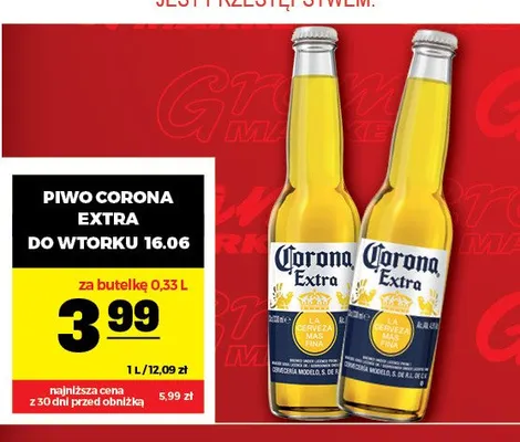 Piwo Corona Extra promocja w Gram Market