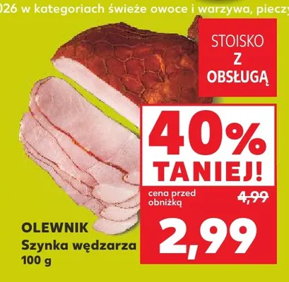 Szynka wędzarza Olewnik promocja w Kaufland