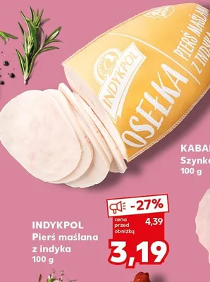 Pierś maślana z indyka Indykpol promocja w Kaufland