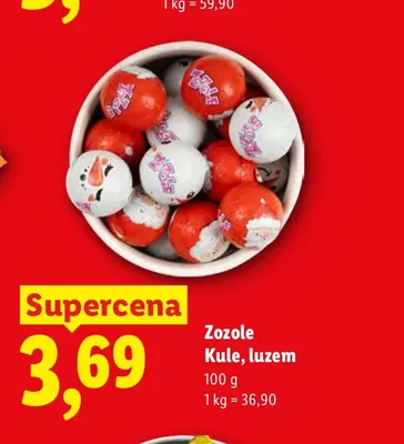 Kule luzem Zozole promocja w Lidl