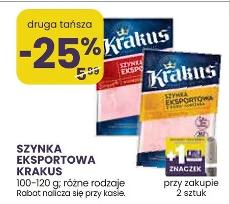 Szynka eksportowa Krakus promocja w Stokrotka