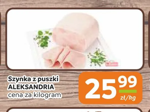 Szynka z puszki Aleksandria promocja w Społem Częstochowa