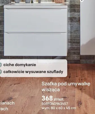 Szafka pod umywalkę wisząca GoodHome Imandra promocja w Castorama
