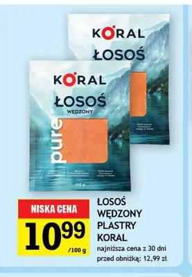 Łosoś wędzony plastry promocja w Gram Market