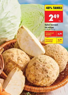 Seler korzeń promocja w Biedronka