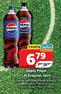 Napój Pepsi original promocja w Delfin