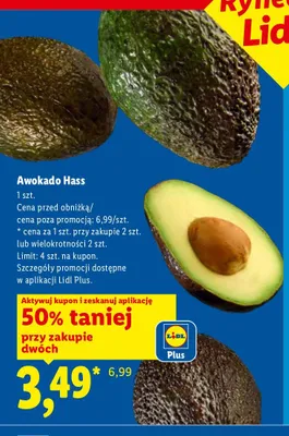 Awokado Hass promocja w Lidl