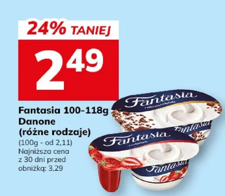 Deser mleczny Danone Fantasia promocja w Hitpol