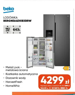 Lodówka Beko B5RGNE64EHiBXBRW promocja w Max Elektro