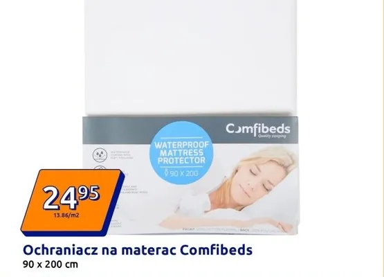 Ochraniacz na materac 90x200cm promocja w Action