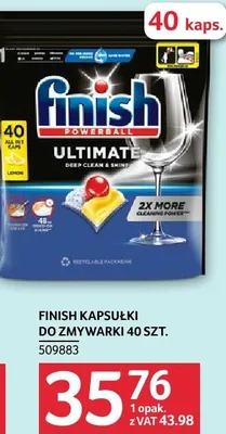 Finish kapsułki do zmywarki 40 szt. promocja w Selgros