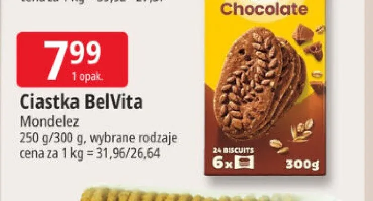 Ciastka BelVita promocja w Leclerc