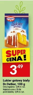 Lukier gotowy biały Dr.Oetker promocja w Twój Market