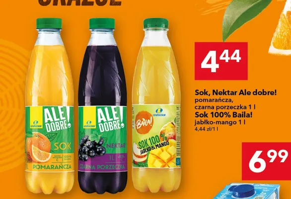 Nektar czarna porzeczka promocja w LEWIATAN