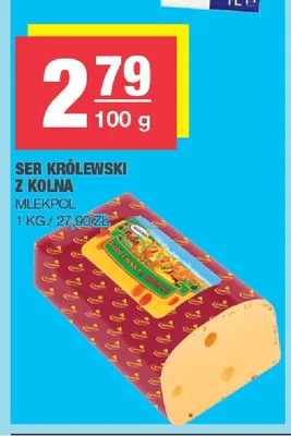 Ser Królewski z Kolna Mlekpol promocja w SPAR
