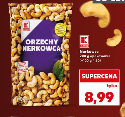 Nerkowce K-Classic promocja w Kaufland